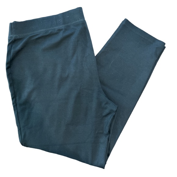 INC International Concepts Black Knit Legging Pants size 22W - Picture 1 of 8